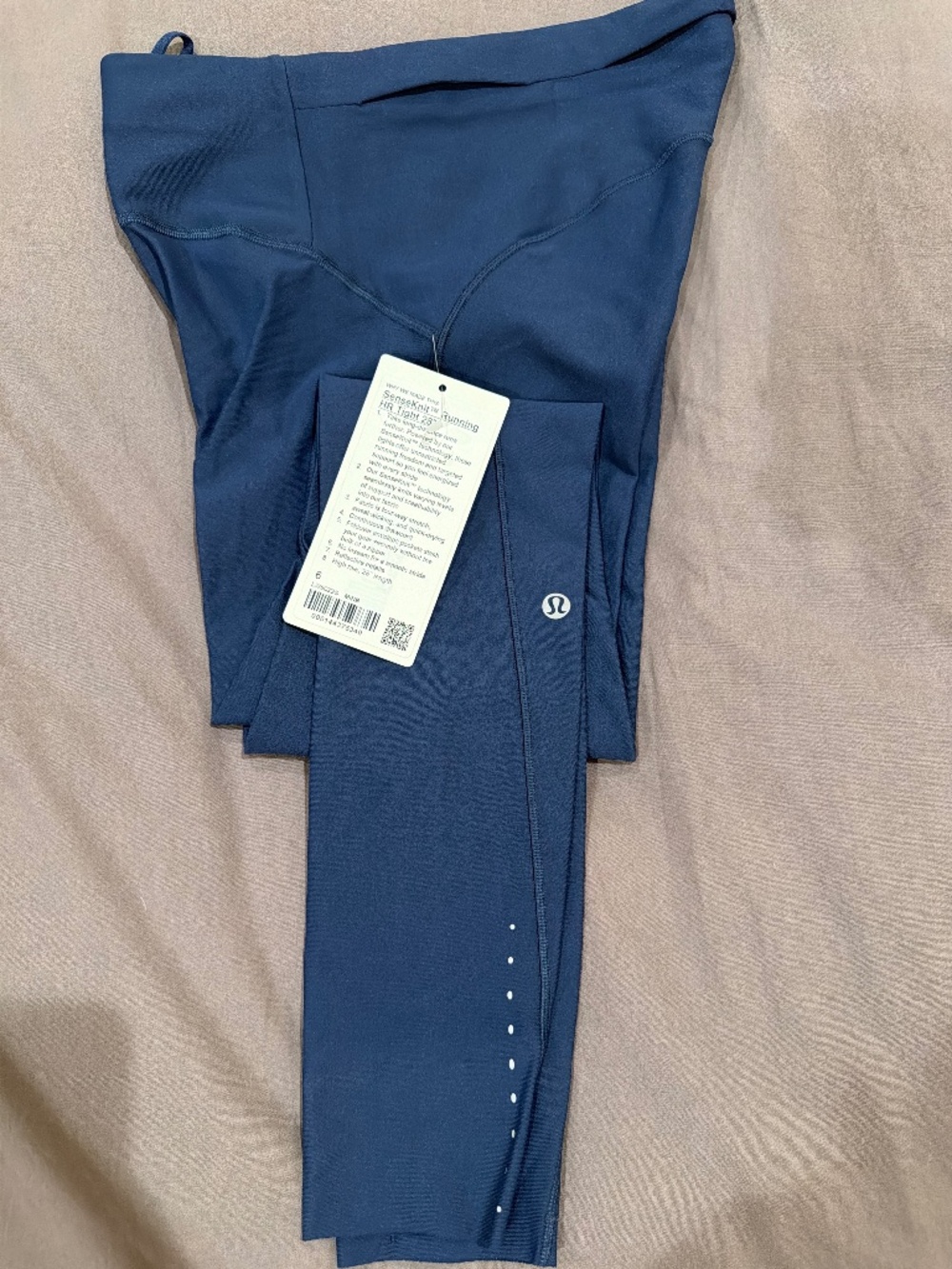 NWT Lululemon SenseKnit High-Rise Running Tight 28” | Size 6 | Midnight Navy